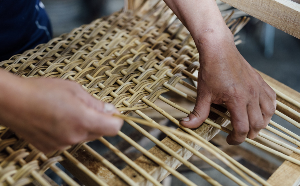 Handcrafted weaving 